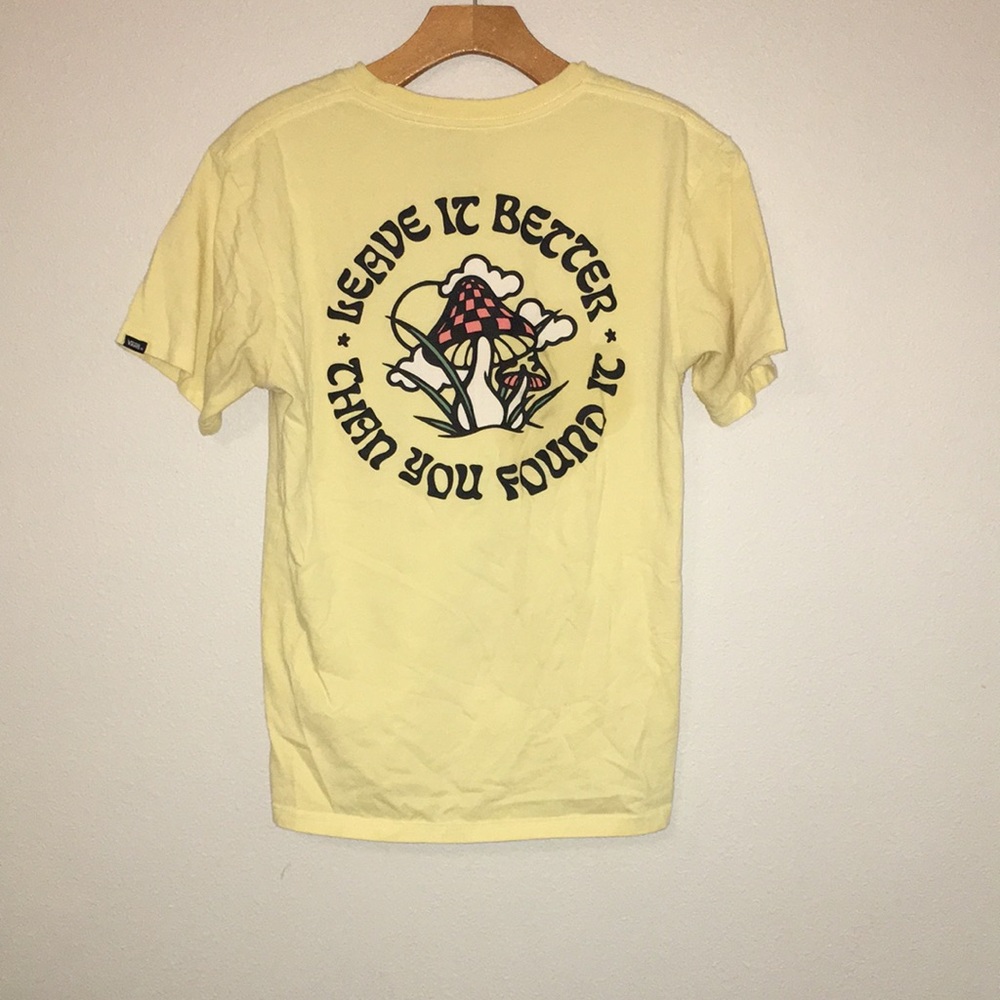 Vans X parks projects mellow yellow caps t-shirt